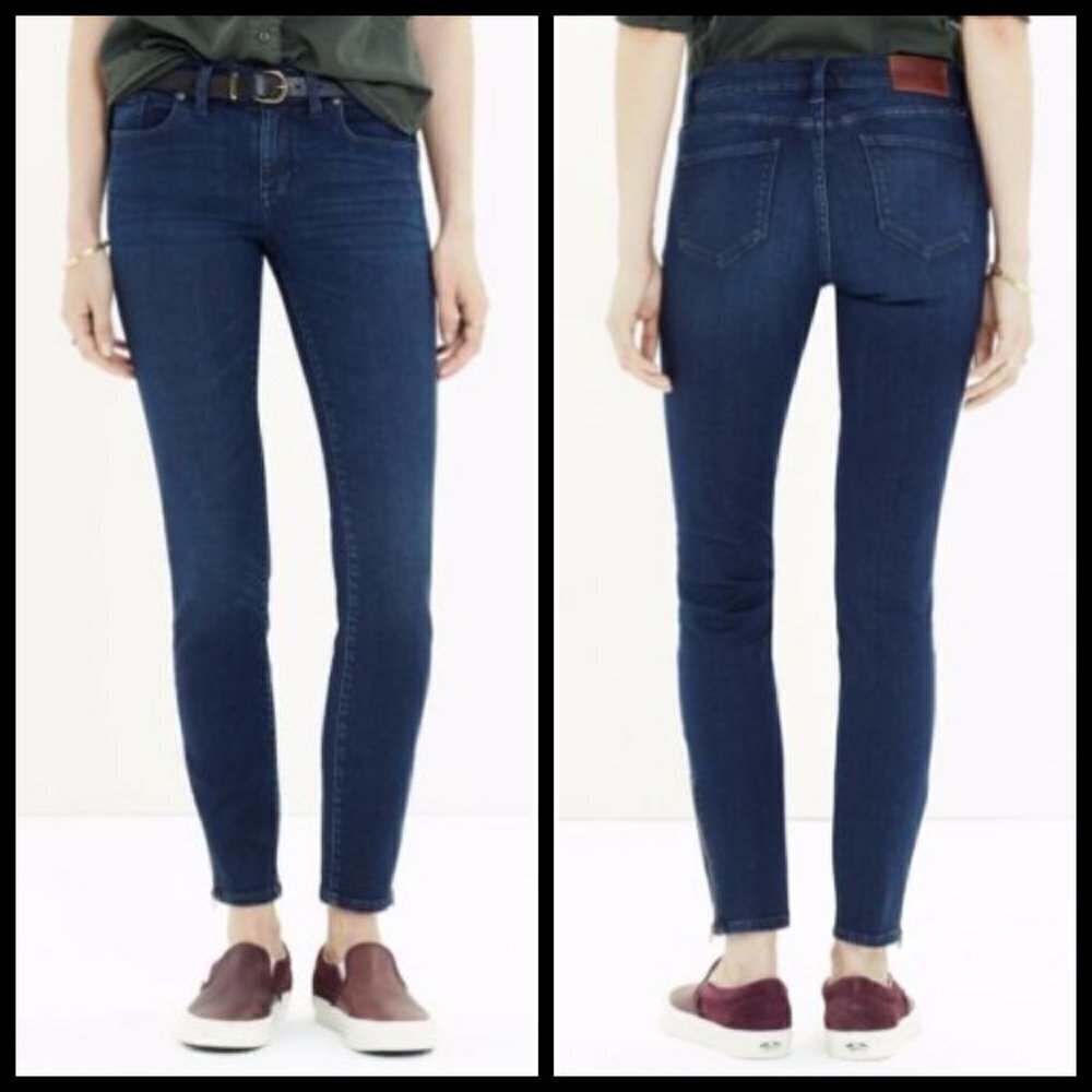 💕MADEWELL💕 Skinny Skinny Zip Jeans Edgewater - Picture 3 of 15